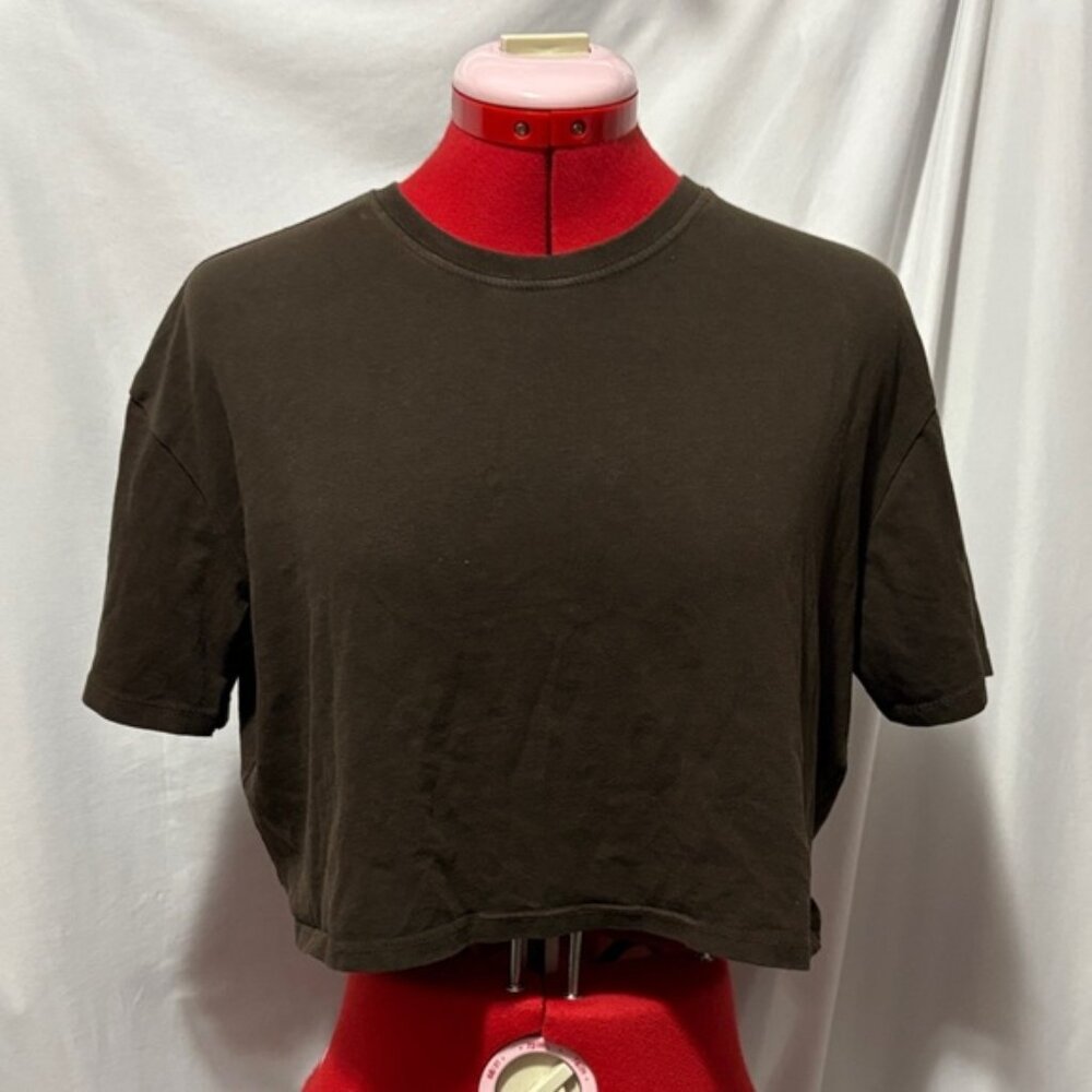 Ardene Dark Brown Crop Top